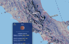 Eclissi di Luna il 28 agosto, la mappa e i consigli dell’esperto per osservarla