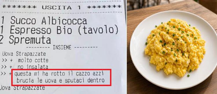 Lo scontrino  - (foto X)