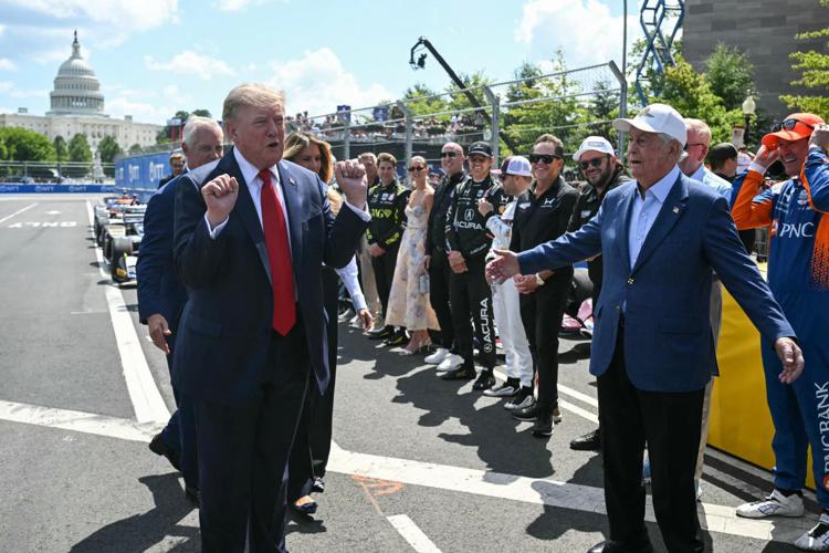 Trump in pista a Washington - (Afp)