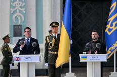 Burnham e Zelensky - (Afp)