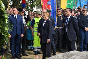 Giorgia Meloni ad Amatrice - (Ipa)