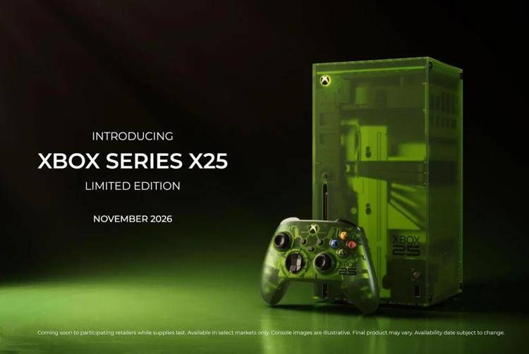 Microsoft celebra i 25 anni di Xbox con un'edizione speciale della Series X