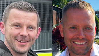 Da sinistra: Tom Clough e Matthew Blades - (Cleveland Police)