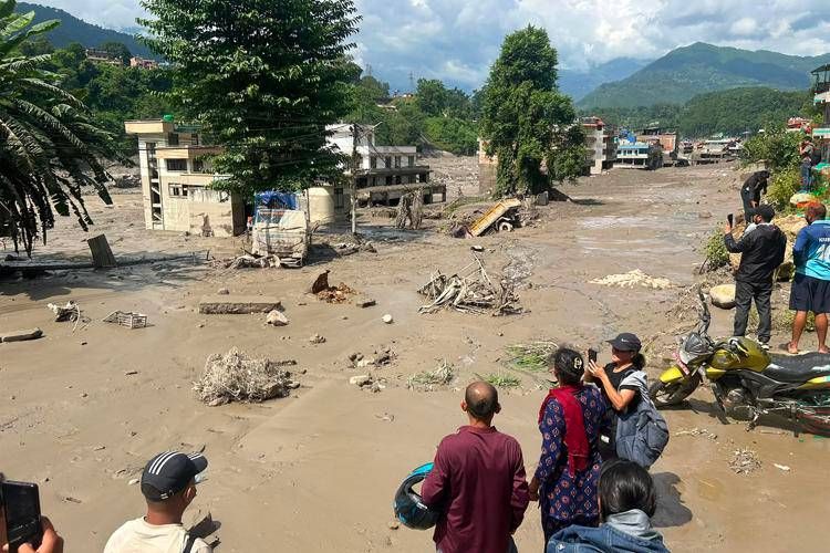 Gli effetti dell'alluvione - (Afp)