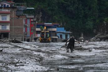 Alluvione in Nepal - Afp
