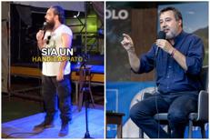 Giorgio Veloccia e Matteo Salvini - Instagram e Ipa/Fotogramma