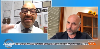 Bassetti contro Dragoni, scontro in diretta ad 'Agorà Estate' su difterite: "Ignorante"