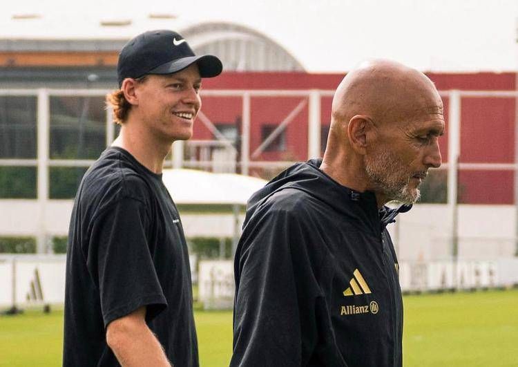 Sinner e Spalletti - Instagram @juventus