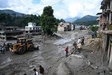 Alluvione in Nepal - Afp