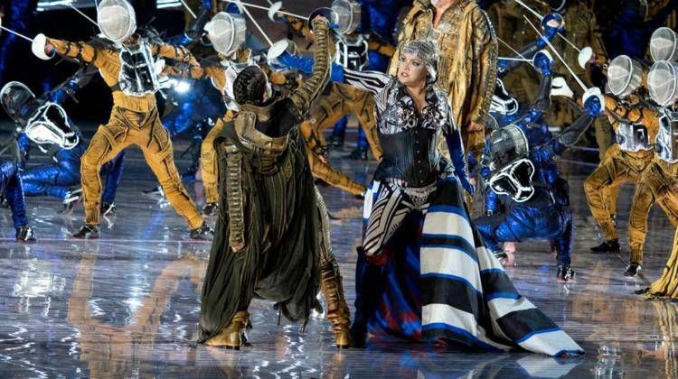 (Anna Netrebko come Abigaille in Nabucco, nella produzione di Stefano Poda (2025) - Ufficio stampa Fondazione Arena di Verona)