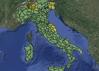 Maltempo, allerta meteo arancione e gialla per temporali sabato 29 agosto: la mappa delle regioni colpite