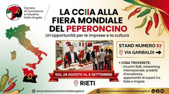Domani alla Fiera del peperoncino di Rieti, dibattito con Tajani sul Piano Mattei