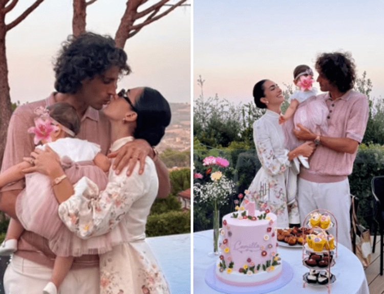 Gianmarco Tamberi, Chiara Bontempi e la piccola Camilla - Instagram