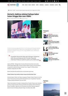 Indonesia: Prabowo chiede ai babinsa di educare contro i roghi, atteso alla chiusura del Muktamar NU