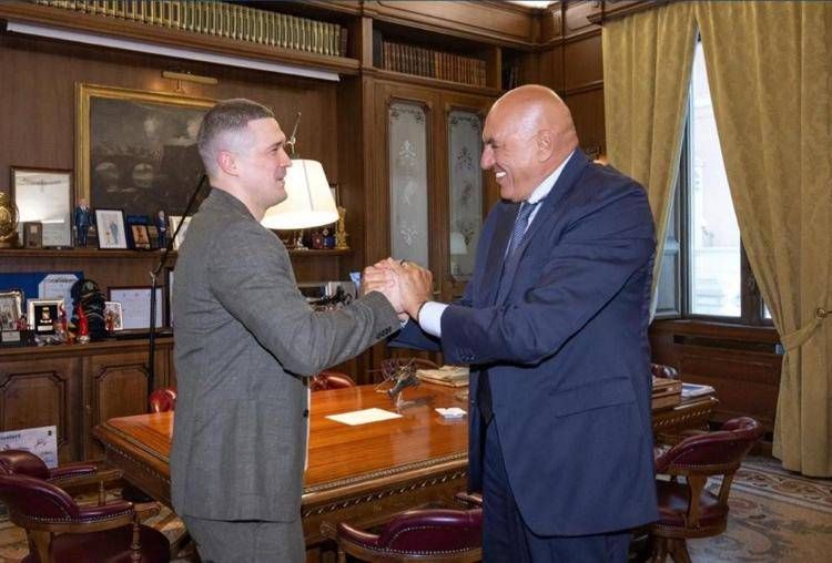 Mikhail Fedorov con il ministro Crosetto