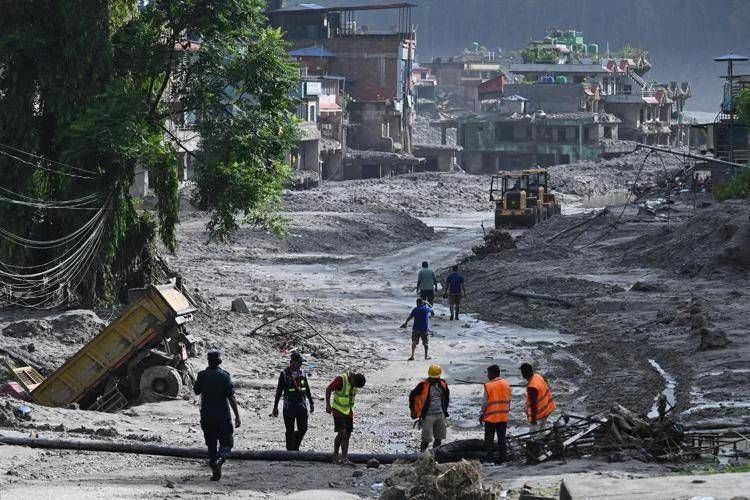 Il disastro in Nepal - (Afp)