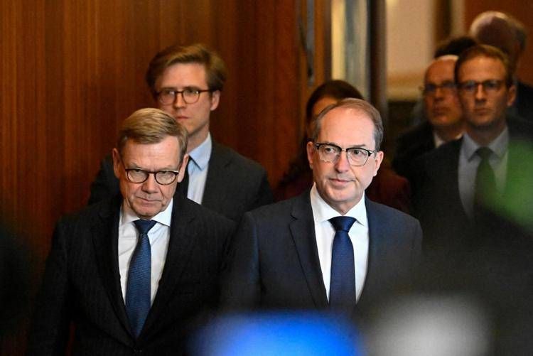 Alexander Dobrindt e Johann Wadephul  - Afp