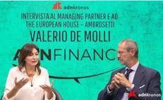 Valerio De Molli con la vicedirettrice Adnkronos Jole Saggese  - (Fermo immagine)