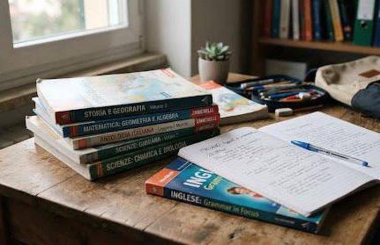 Libri scolastici - (Foto creata con AI)