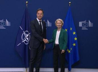 Mark Rutte e Ursula von der Leyen
