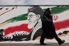 Murales a Teheran  - (Afp)