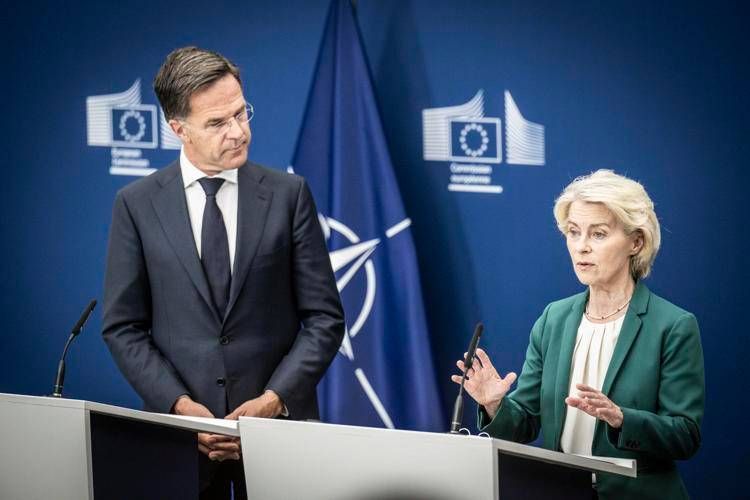 Mark Rutte e Ursula von der Leyen - Ipa