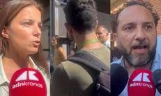 Da sinistra: Giulia Innocenzi, Giulia Presutti e Daniele Piervincenzi, Danilo Procaccianti