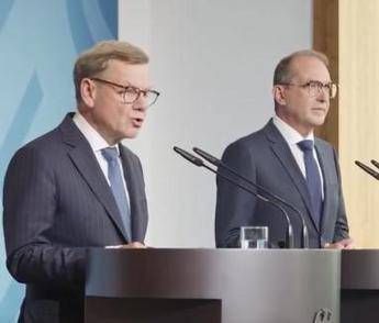 I ministri tedeschi degli Esteri Johann Wadephul e  dell'Interno Alexander Dobrindt - Instagram - ministero degli Esteri