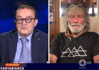 Mario Giuliacci a E' sempre Cartabianca - (fermo immagine)