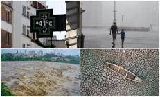 Il cambiamento climatico - (Foto Ipa e Afp)