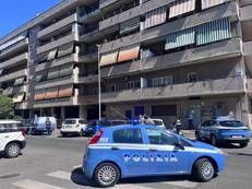 Il luogo della tragedia a Ostia