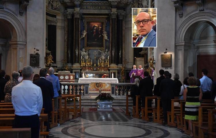 Il funerale di Daniele Compatangelo - (Fotogramma/Ipa)
