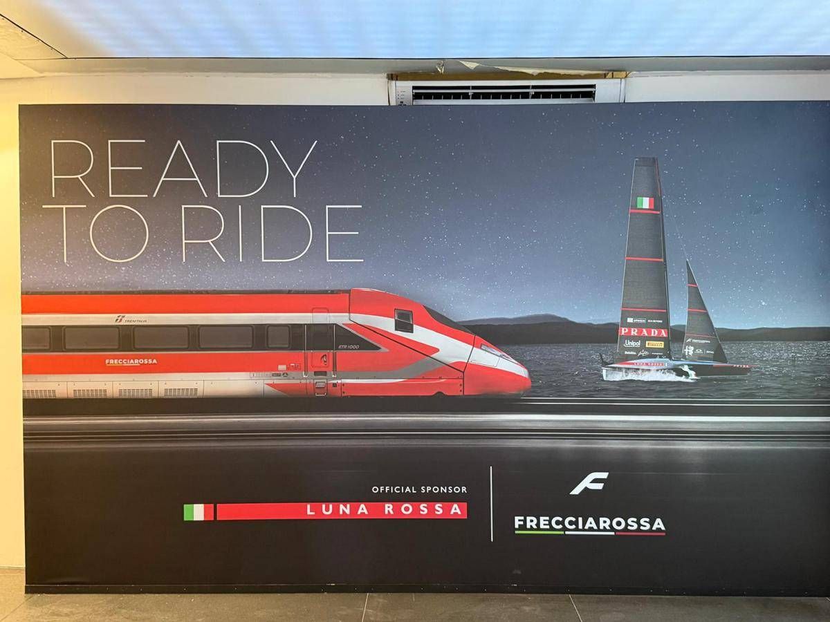 Frecciarossa official sponsor di Luna Rossa per l'America's Cup