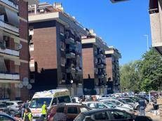 Il luogo della tragedia a Ostia