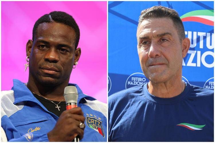 Mario Balotelli e Roberto Vannacci - Ipa/Fotogramma