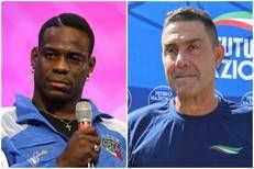 Mario Balotelli e Roberto Vannacci - Ipa/Fotogramma