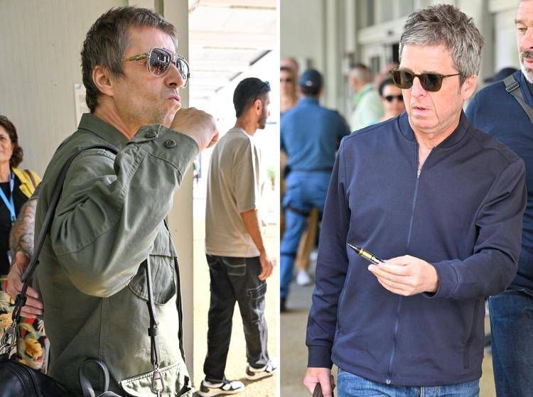 Liam e Noel Gallagher a Venezia - Ipa