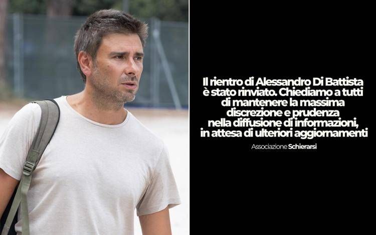 Alessandro Di Battista e il messaggio dell'Associazione Schierarsi - Ipa /Facebook