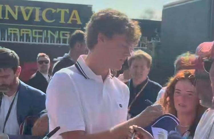 Jannik Sinner - frame video Sky Sport