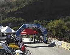 La partenza del Rally Cronoscalata Trapani-Monte Erice - (fermo immagine)