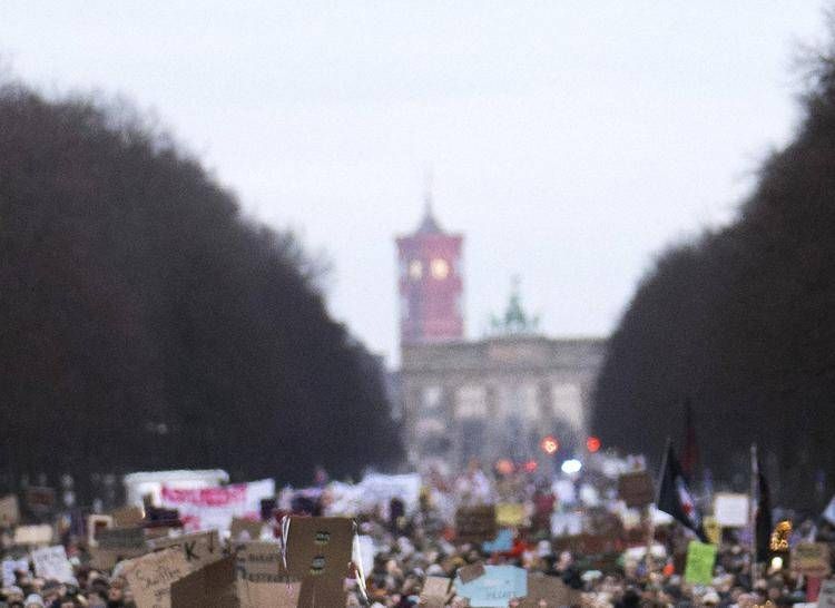Manifestazione contro l'ultra destra di AfD - (Fotogramma/Ipa)