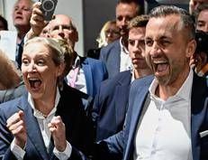Alice Weidel e Ulrich Siegmund - (Afp)