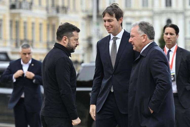 Zelensky, Kushner e Witkoff - (Afp)