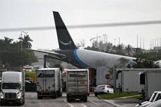 L'aereo cargo Amazon - (Afp)