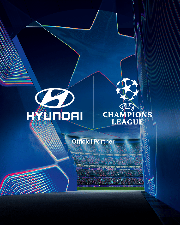 Hyundai diventa Official Automotive Partner della Uefa Champions League
