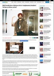 India: Singer-actor Diljit Dosanjh jokes with Prime Minister Meloni during the Italian leg of his tour.