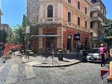 Crollo in via Cola di Rienzo - (Adnkronos)