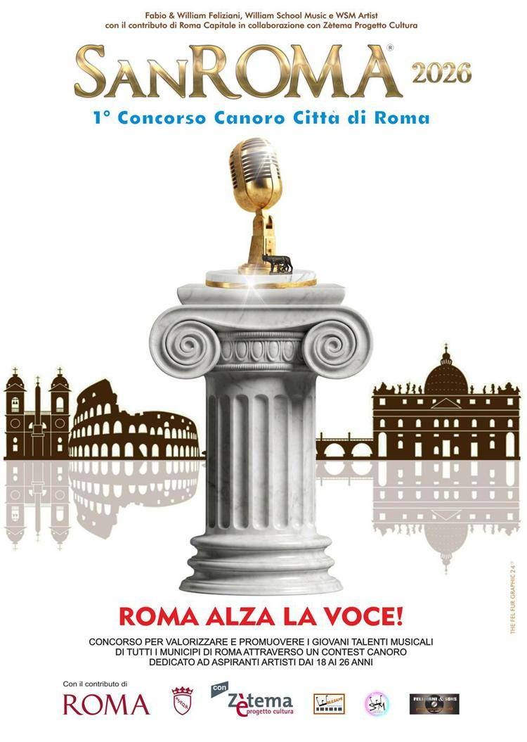 ROMA LANCIA SanROMA! NASCE IL CONCORSO CHE UNIRÀ I 15 MUNICIPI ALLA RICERCA DEI NUOVI TALENTI DELLA CAPITALE
