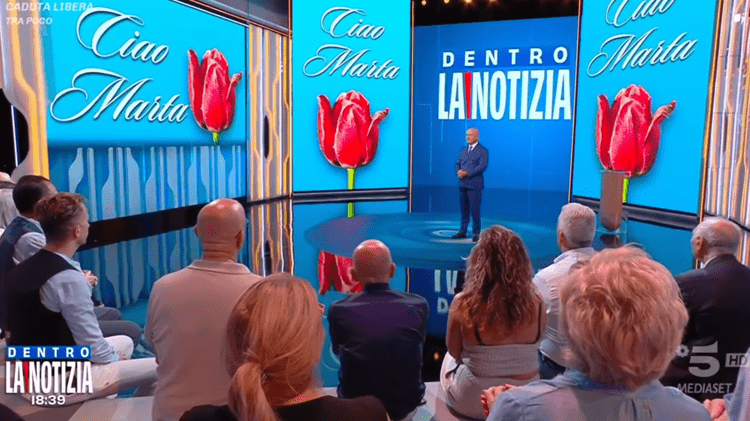 Nuzzi ricorda Marta, la 27enne precipitata dagli studi Mediaset di Cologno Monzese: 