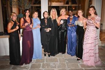 (Le premiate di Diva e Donna con Tiziana Rocca - Ufficio stampa del Premio)